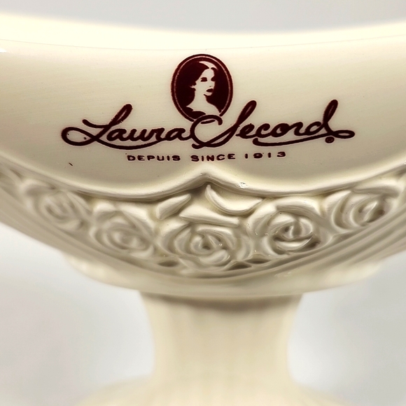 Vintage Laura Secord Pedestal Dish for Chocolates, candies - Picture 10 of 16